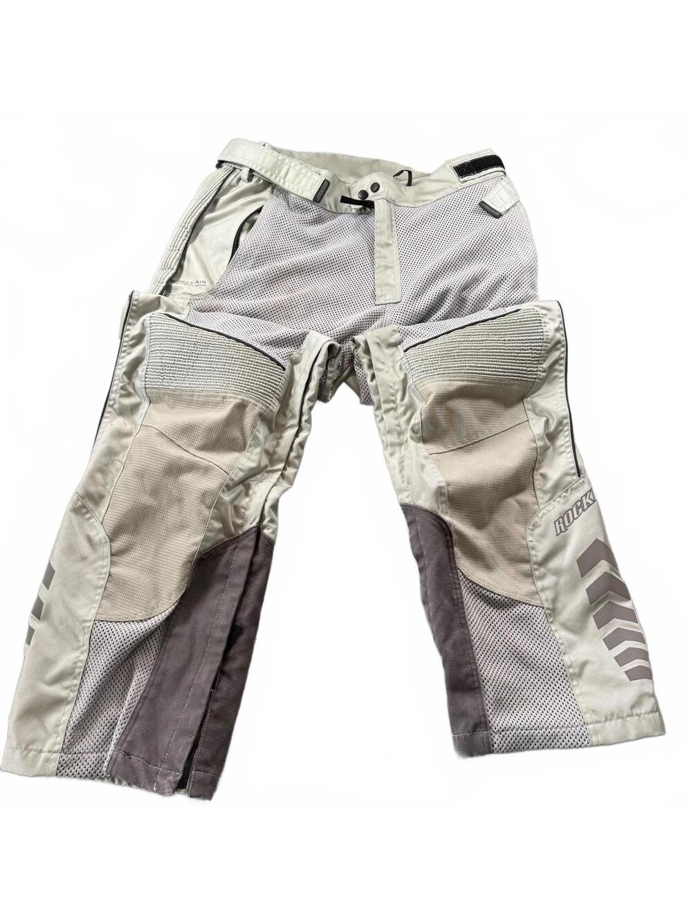 Joe Rocket FreeAir Mesh Motorcycle Riding Pants - Size 2XL Short (Silver/Gray)